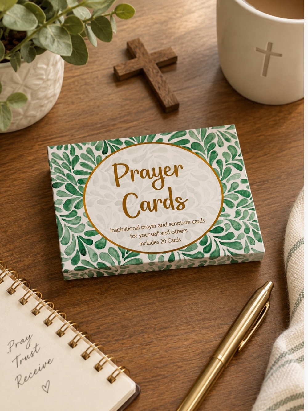 New PRAYER CARDS Includes 20 Unique Inspirational Bible Scripture Cards